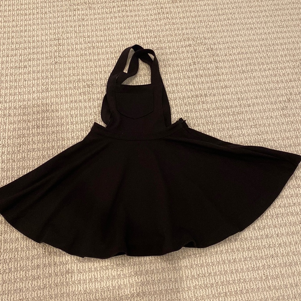 Mini Skater Skirt Overall Dress